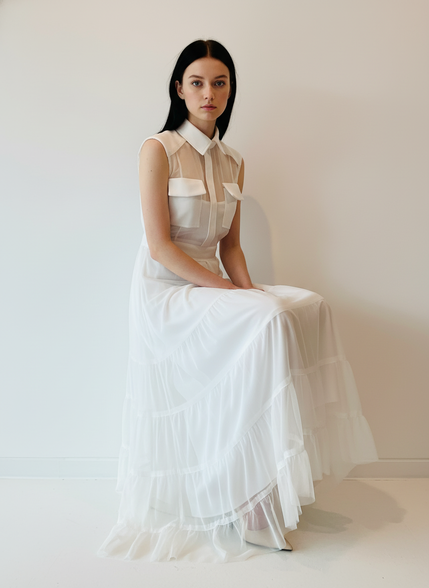 202501013 | The Ethereal Column Dress - Image 5