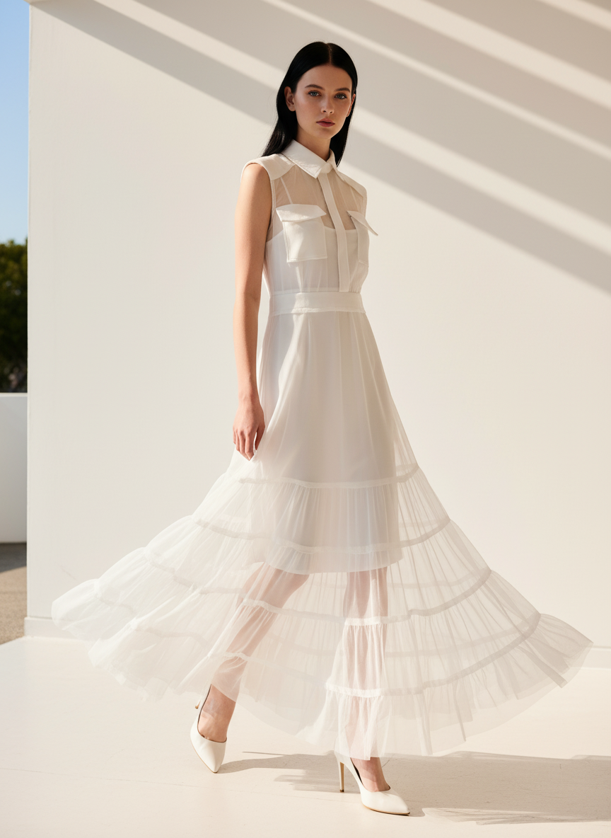 202501013 | The Ethereal Column Dress - Image 3